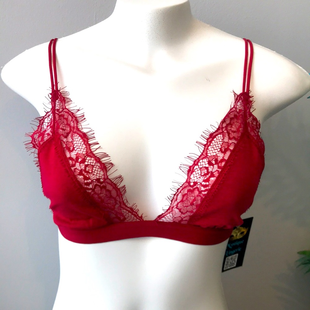 SOLD New NWT red bralette